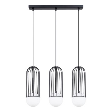 Підвісна люстра BRINA 3xG9/8W/230V чорний