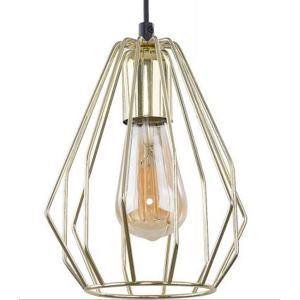 Підвісна люстра BRYLANT 1xE27/60W/230V золотий