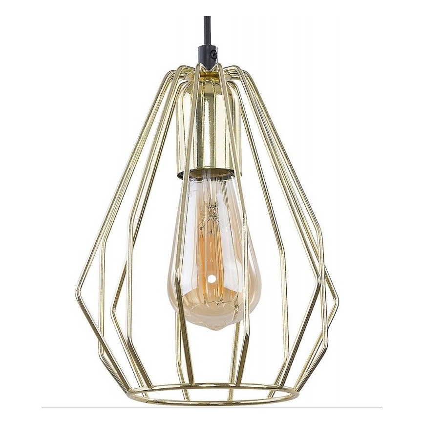 Підвісна люстра BRYLANT 1xE27/60W/230V золотий
