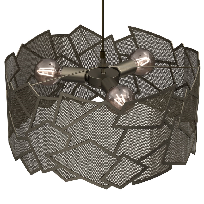Підвісна люстра CAMO 3xE27/15W/230V золотий