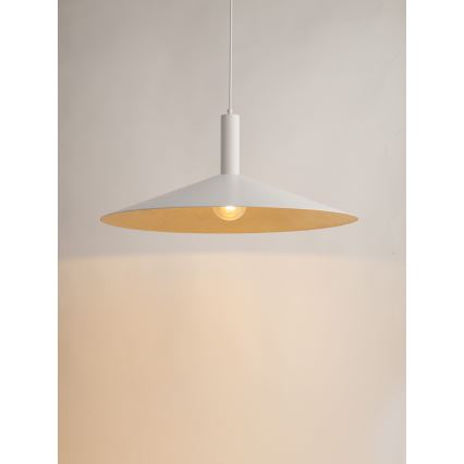 Підвісна люстра CAPRI 1xE27/15W/230V діаметр 70 см білий/золотий