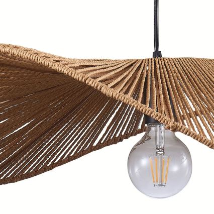 Підвісна люстра CAPRI 1xE27/20W/230V діаметр 60 см бамбук