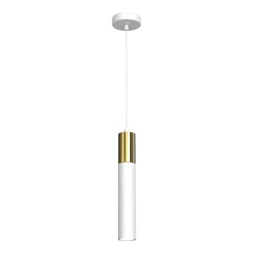 Підвісна люстра CASSA 1xGU10/8W/230V білий/золотий