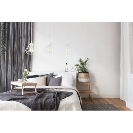 Підвісна люстра CEED 3xE27/60W/230V білий