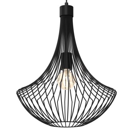 Підвісна люстра CESTA 1xE27/60W/230V чорний