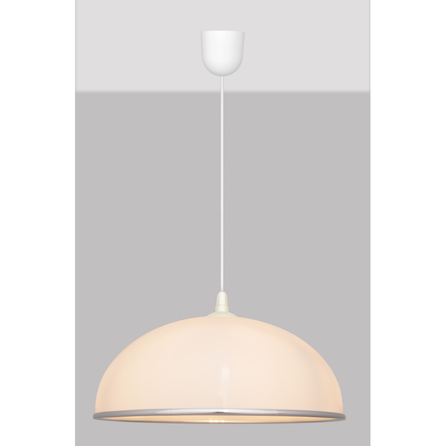 Підвісна люстра CIRCLE 1xE27/15W/230V білий