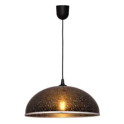 Підвісна люстра CIRCLE 1xE27/15W/230V чорний