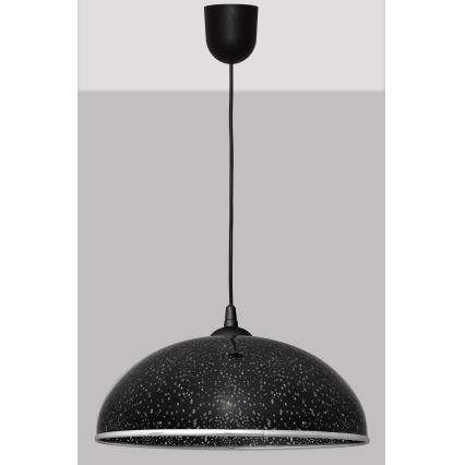 Підвісна люстра CIRCLE 1xE27/15W/230V чорний