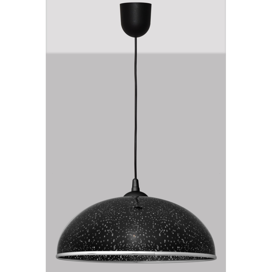 Підвісна люстра CIRCLE 1xE27/15W/230V чорний