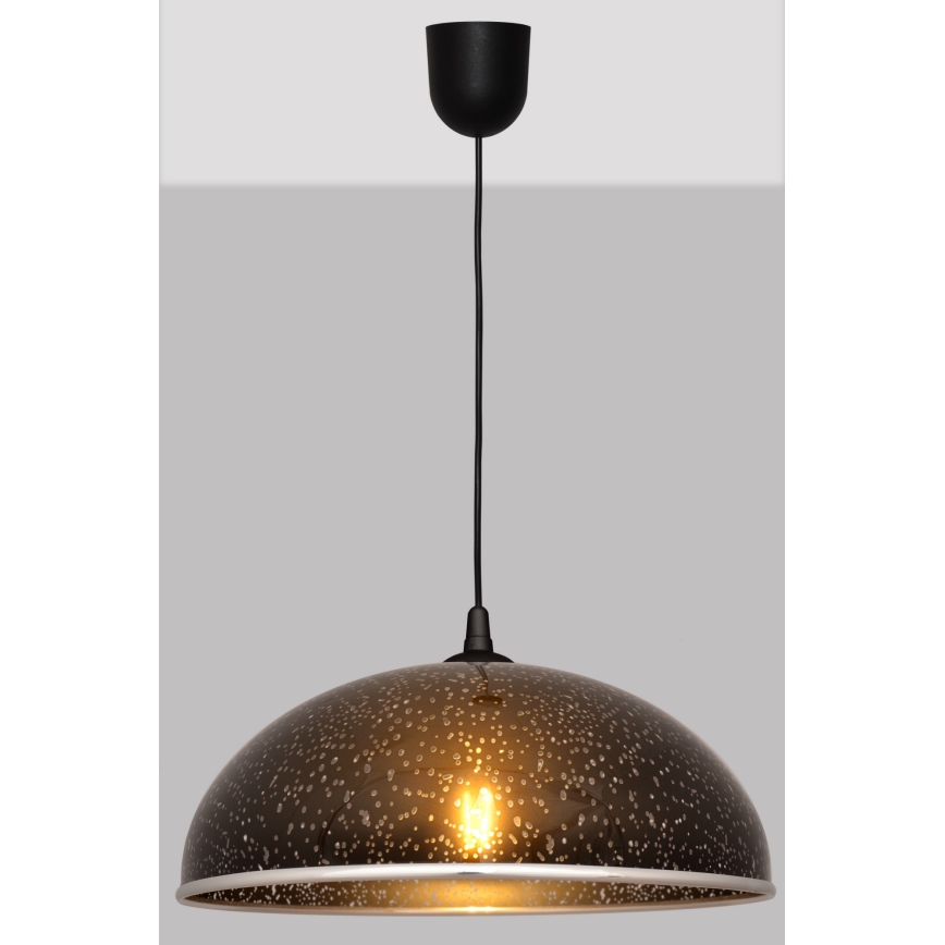 Підвісна люстра CIRCLE 1xE27/15W/230V чорний