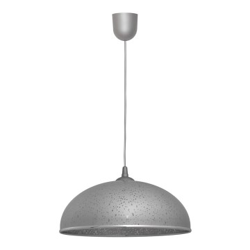 Підвісна люстра CIRCLE 1xE27/15W/230V сірий