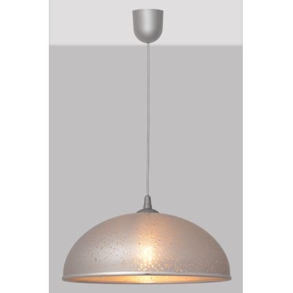 Підвісна люстра CIRCLE 1xE27/15W/230V сірий