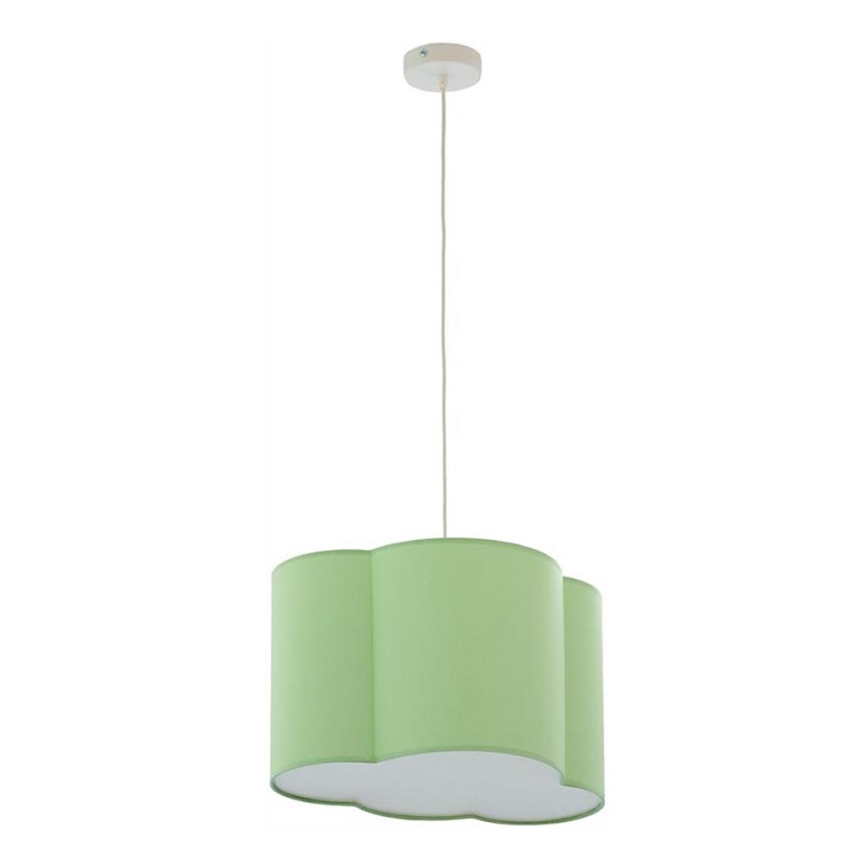Підвісна люстра CLOUD 1xE27/25W/230V зелений