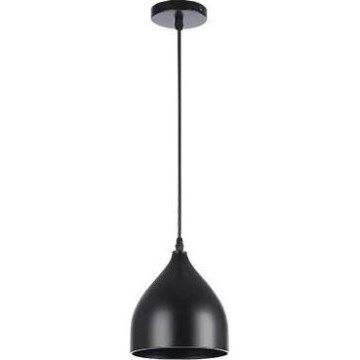 Підвісна люстра COMO 1xE27/60W/230V діаметр 17 см чорний