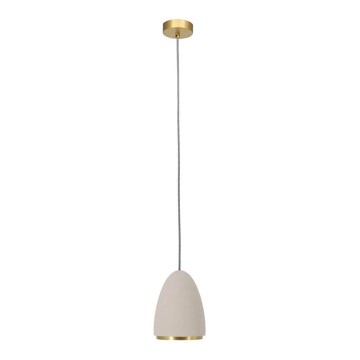 Підвісна люстра CONCRETE 1xGU10/5W/230V сірий/золотий