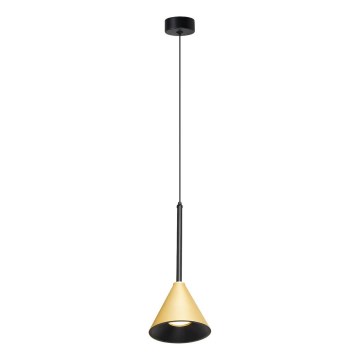 Підвісна люстра CONE 1xGU10/10W/230V золотий/чорний