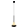 Підвісна люстра CONE 1xGU10/10W/230V золотий/чорний