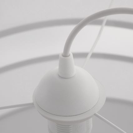 Підвісна люстра CORAL 1xE27/60W/230V білий