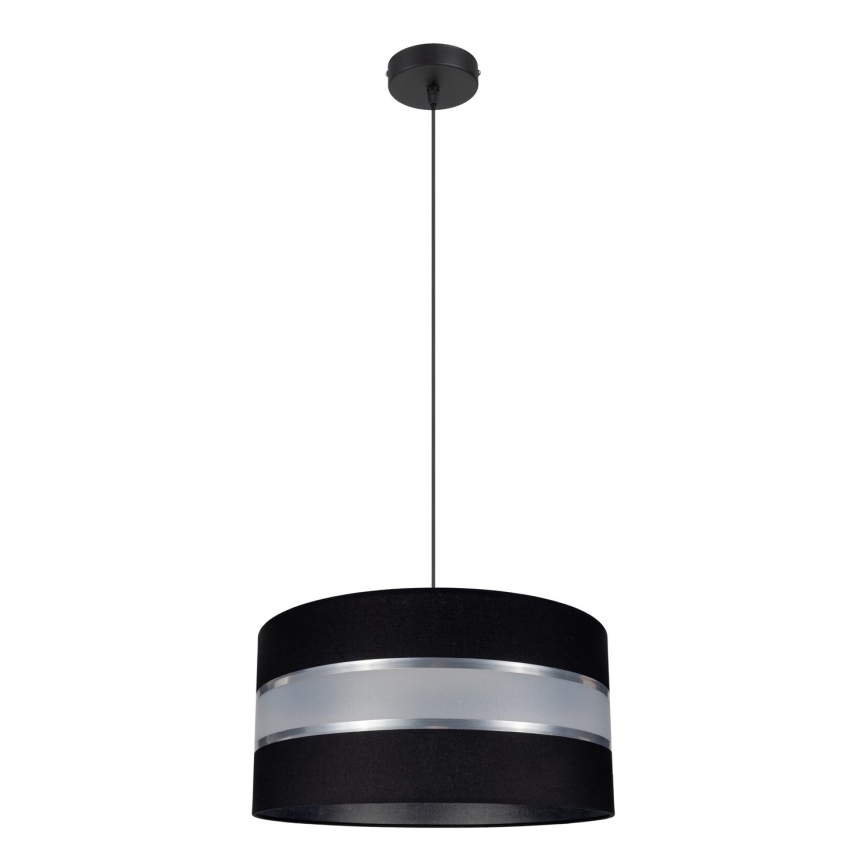 Підвісна люстра CORAL 1xE27/60W/230V чорний