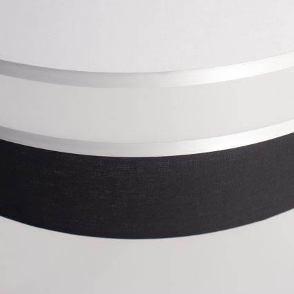 Підвісна люстра CORAL 1xE27/60W/230V чорно-білий