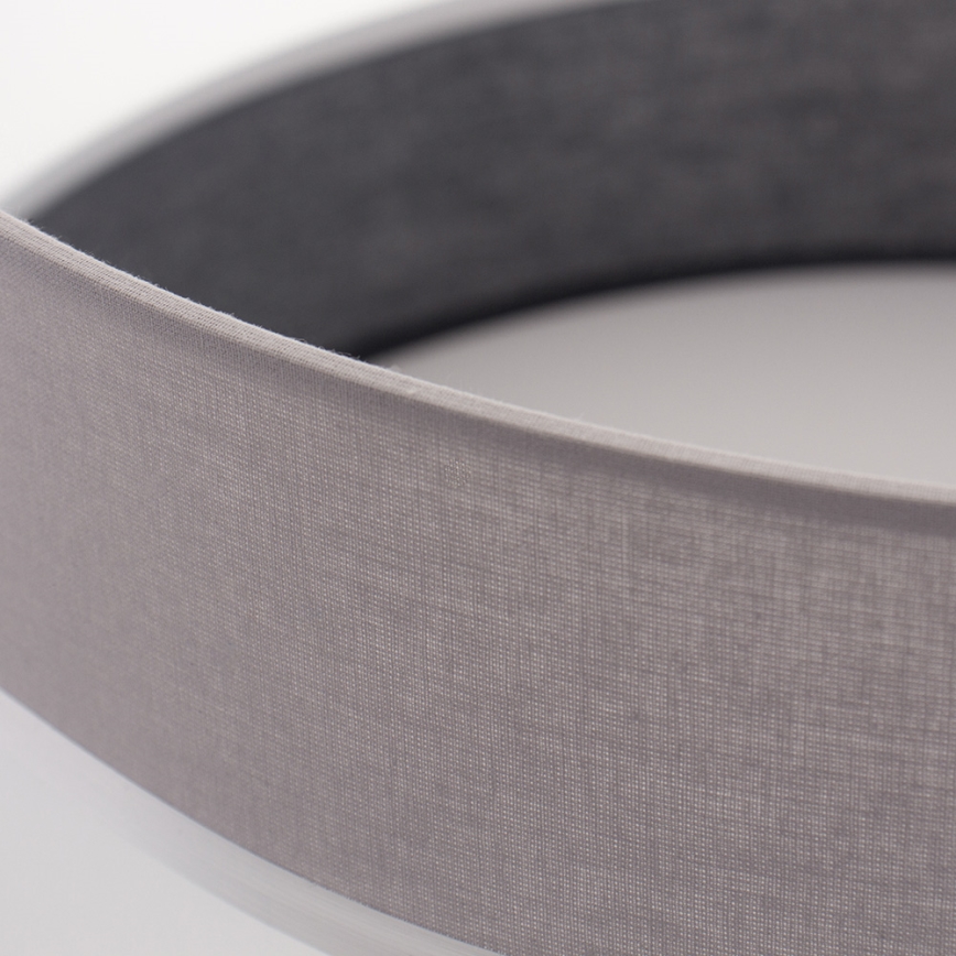 Підвісна люстра CORAL 1xE27/60W/230V сіро-чорний