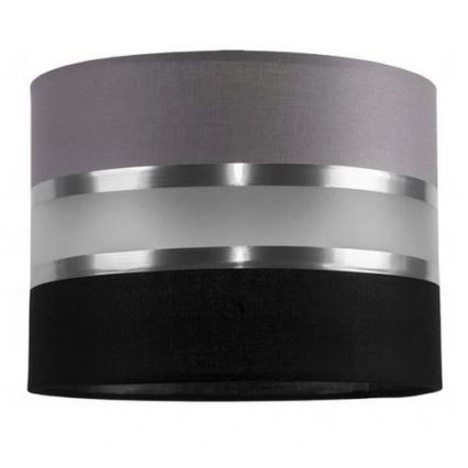 Підвісна люстра CORAL 3xE27/60W/230V чорно-сірий