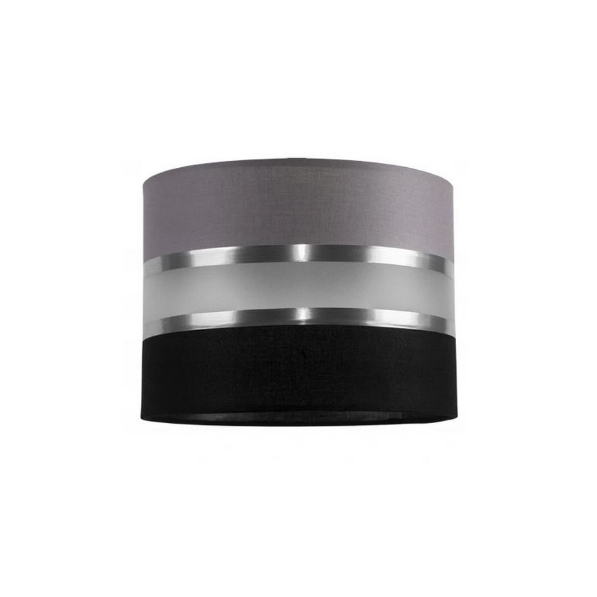 Підвісна люстра CORAL 3xE27/60W/230V чорно-сірий