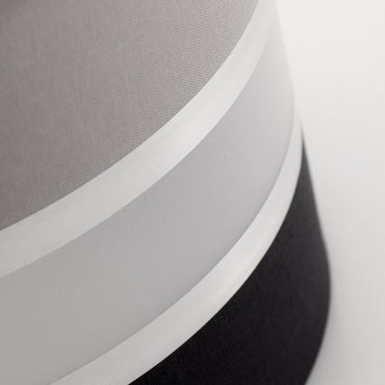 Підвісна люстра CORAL S 1xE27/60W/230V сіро-чорний