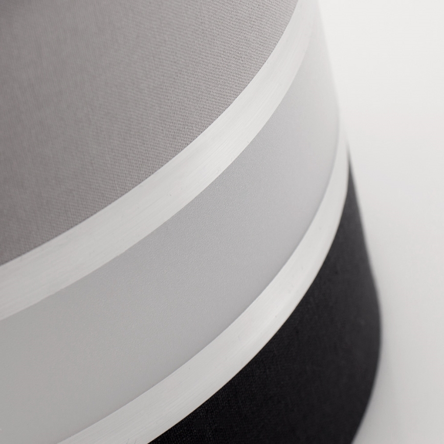 Підвісна люстра CORAL S 1xE27/60W/230V сіро-чорний