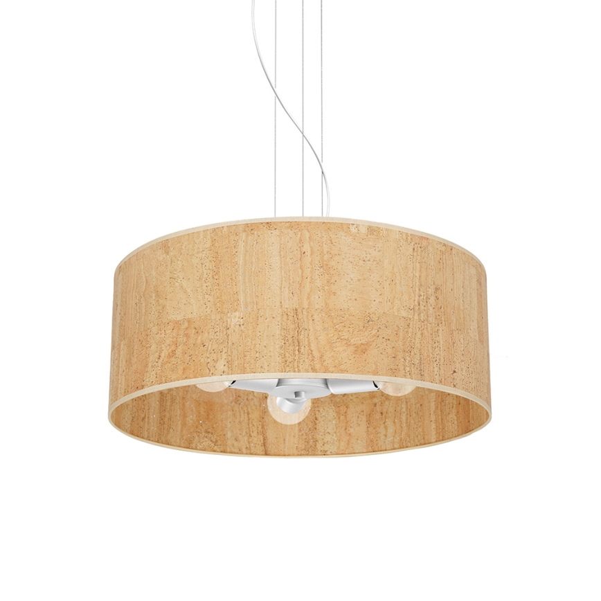 Підвісна люстра CORK 3xE27/60W/230V