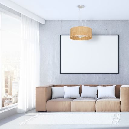 Підвісна люстра CORK 3xE27/60W/230V