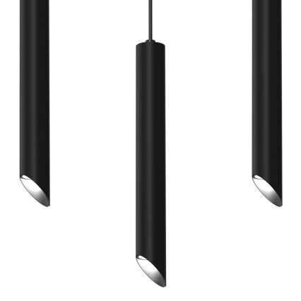 Підвісна люстра CORTE 3xGU10/8W/230V чорний