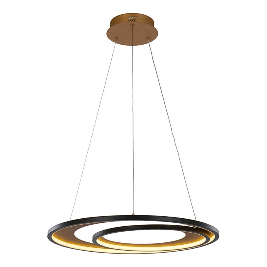 Підвісна люстра CRYPTIC LED/45W/230V чорний/золотий