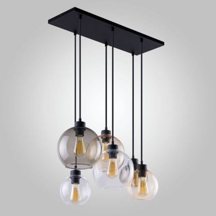 Підвісна люстра CUBUS 6xE27/60W/230V