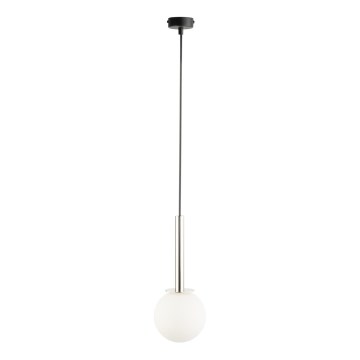 Підвісна люстра DAISY 1xG9/12W/230V діаметр 14 см глянцевий хром/чорний/білий