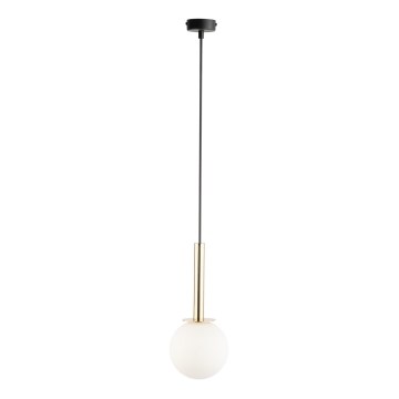Підвісна люстра DAISY 1xG9/12W/230V діаметр 14 см золотий/чорний/білий