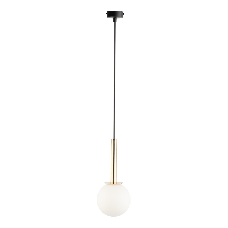 Підвісна люстра DAISY 1xG9/12W/230V діаметр 14 см золотий/чорний/білий