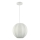Підвісна люстра DANA на шнурі 1xE27/15W/230V, діаметр 25 см, біла