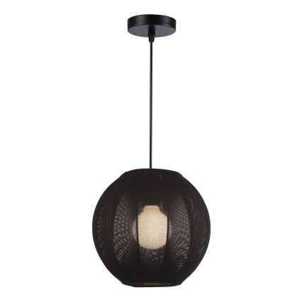 Підвісна люстра DANA на шнурі, 1xE27/15W/230V, діаметр 25 см, чорна