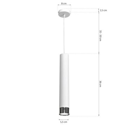 Підвісна люстра DANI 1xGU10/8W/230V