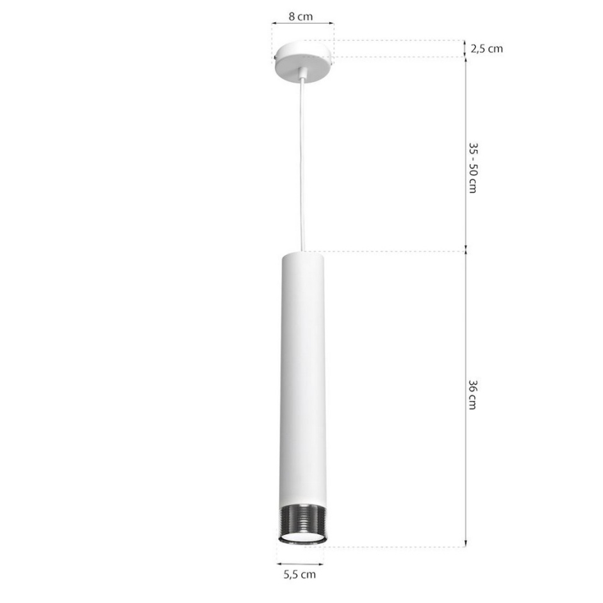 Підвісна люстра DANI 1xGU10/8W/230V