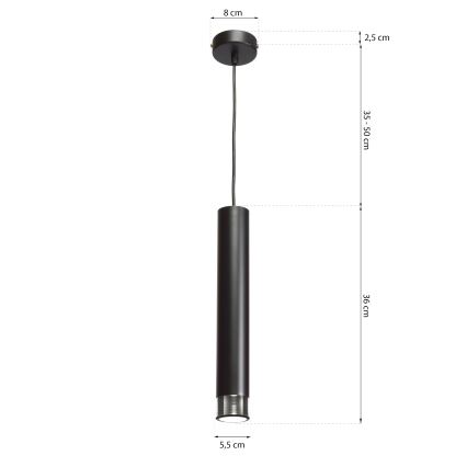 Підвісна люстра DANI 1xGU10/8W/230V