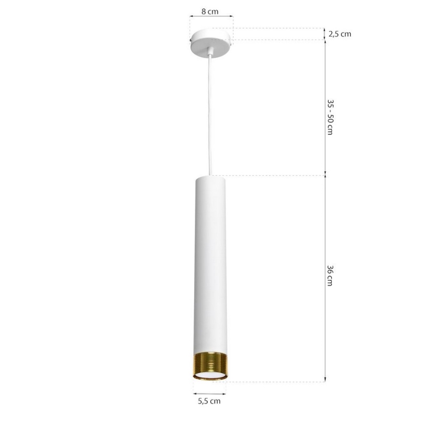 Підвісна люстра DANI 1xGU10/8W/230V