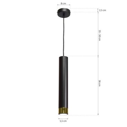Підвісна люстра DANI 1xGU10/8W/230V