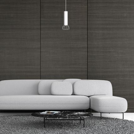 Підвісна люстра DANTE 1xGU10/25W/230V срібний/блискучий хром