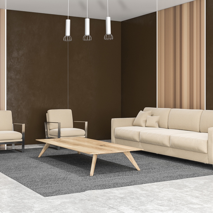 Підвісна люстра DANTE 3xGU10/25W/230V білий/блискучий хром