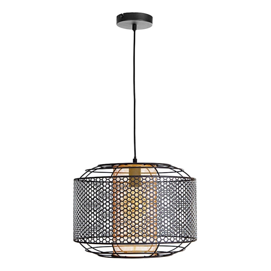 Підвісна люстра DENTON 1xE27/40W/230V чорний