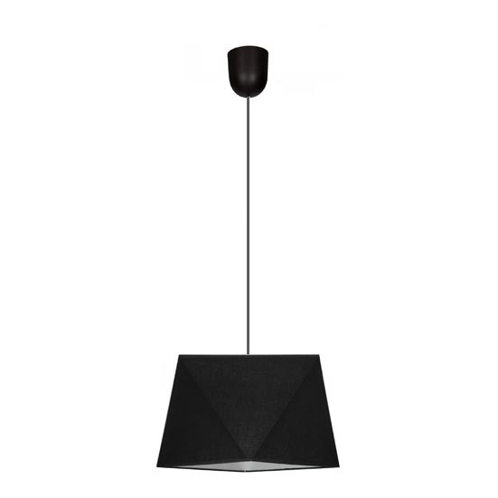 Підвісна люстра DIAMENT 1xE27/60W/230V чорний