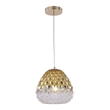 Підвісна люстра DIAMOND 1xE27/11W/230V золотий