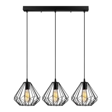 Підвісна люстра DIAMOND 3xE27/100W/230V